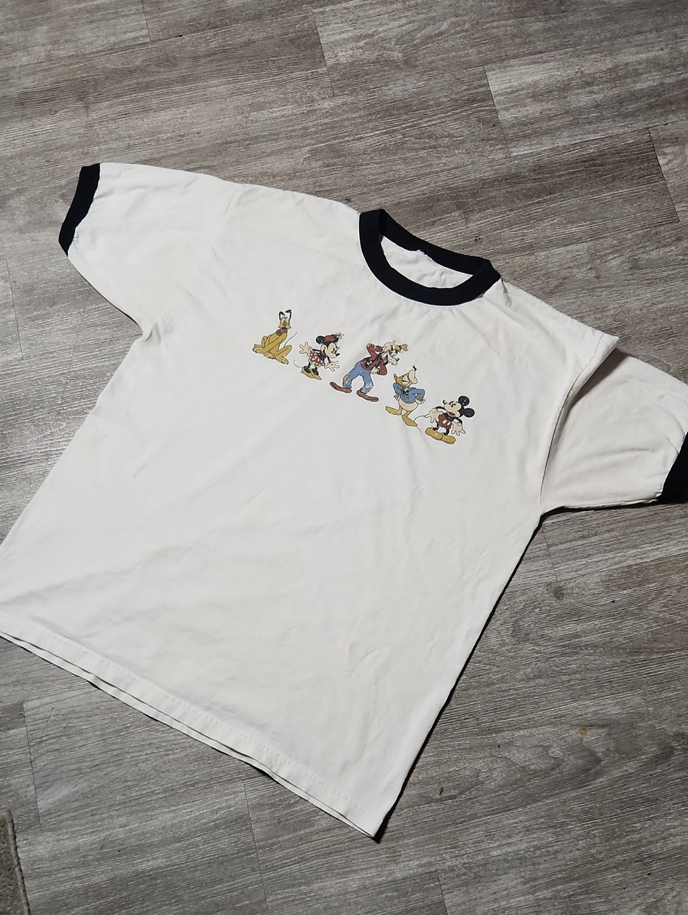Vintage Disney Character Row Ringer Tee